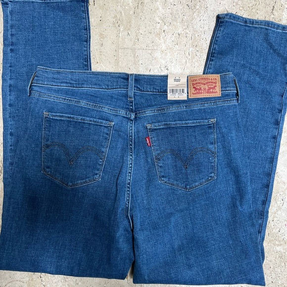 Levi's Women's Classic Straight, Stellar Stretch Jeans Size 12 - Picture 7 of 10
